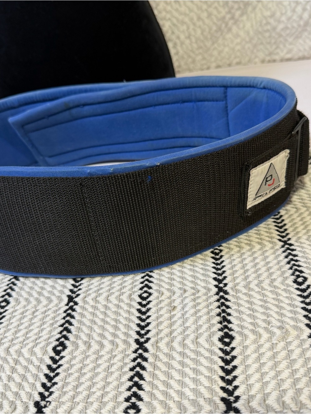 RAFAEL Black and Blue Padded Training Belt